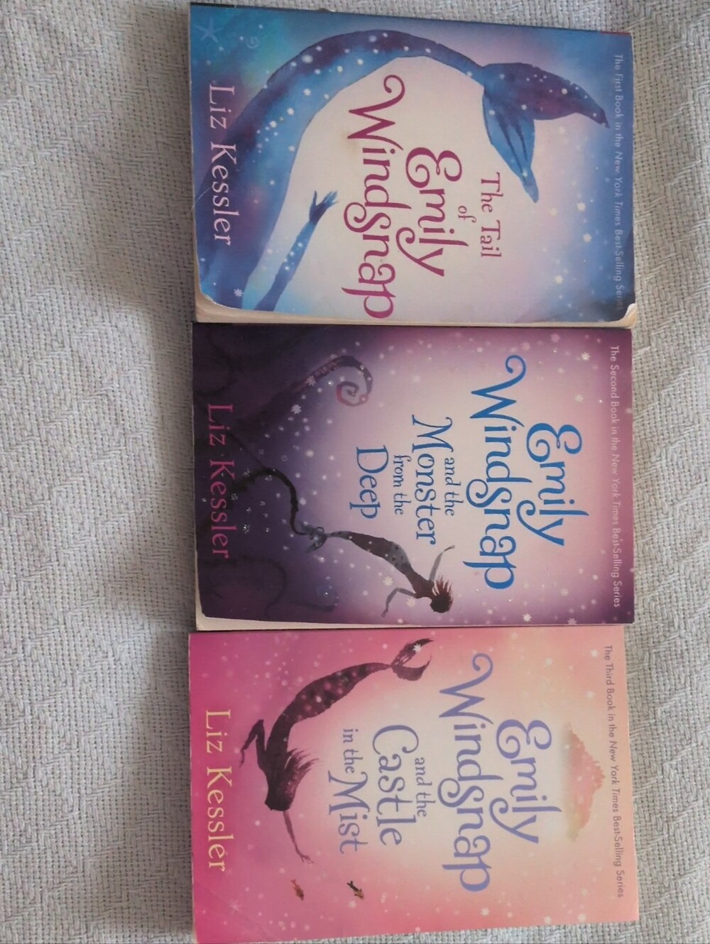 Emily Windsnap Book Set - Pink, Purple, Blue Covers